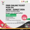 Jangan Sampai Kehabisan! Cara Mendapatkan Tiket Gratis PON XXI 2024