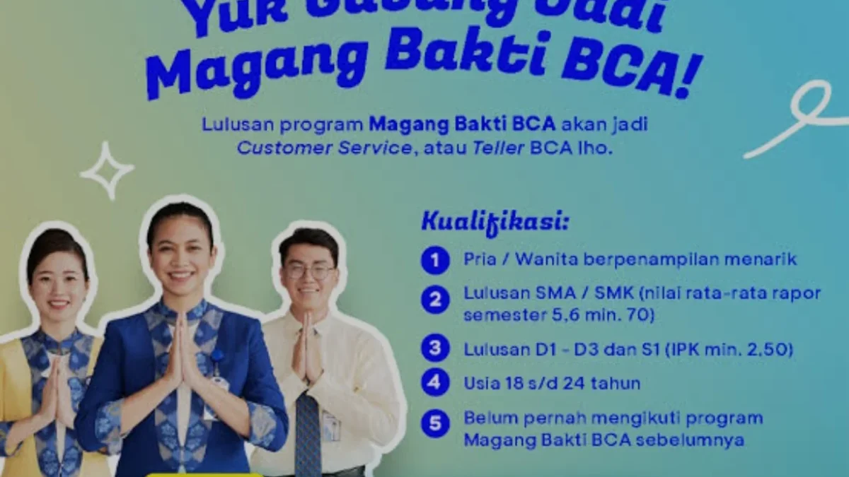 Mau Kuliah Gratis? Yuk, Daftar Beasiswa Bakti BCA 2025, Ada Uang Saku Bulanan Loh!