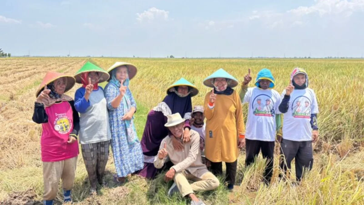 Belusukan ke Pantura Subang, Ruhimat Janji Prioritaskan Petani 