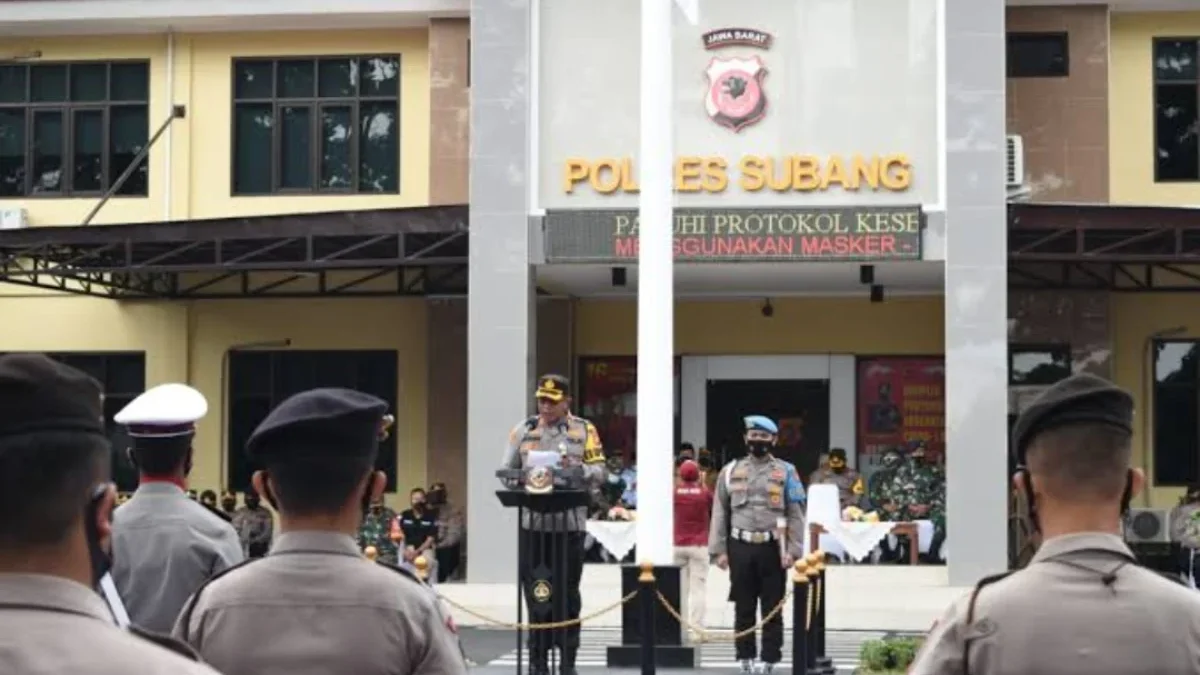 Rakor Polres Subang Tindak Tegas Pelanggaran Transportasi Material Proyek PSN