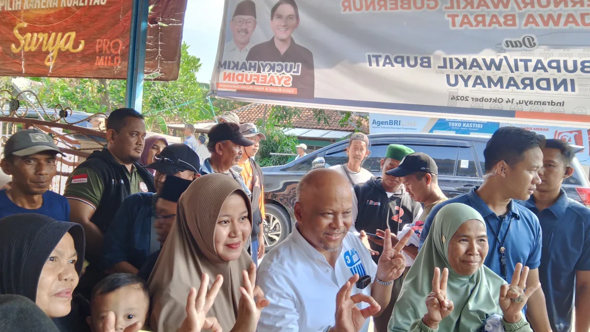 Lucky Hakim dan Ilham Habibie Kampanye di Cantigi, Tegaskan Komitmen Bangun Wilayah Industri