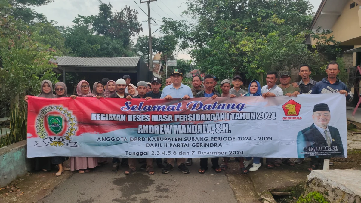 Andrew Mandala Serap Aspirasi Masyarakat dalam Kegiatan Reses I di Sagalaherang