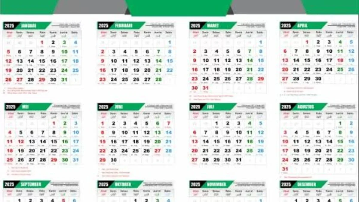 Pecinta Liburan Wajib Tahu! Kalender dan Jadwal Libur Nasional 2025 yang Bisa Kamu Maksimalkan