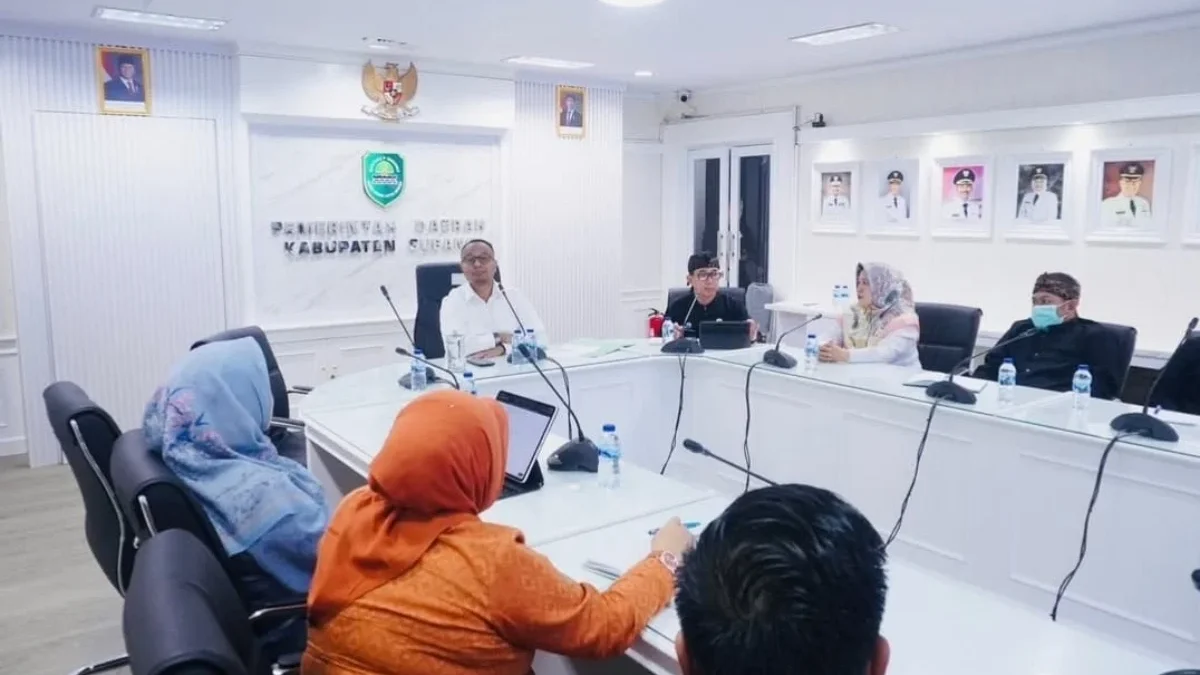 Pj Bupati Subang Pimpin Rapat Simulasi SIMBG