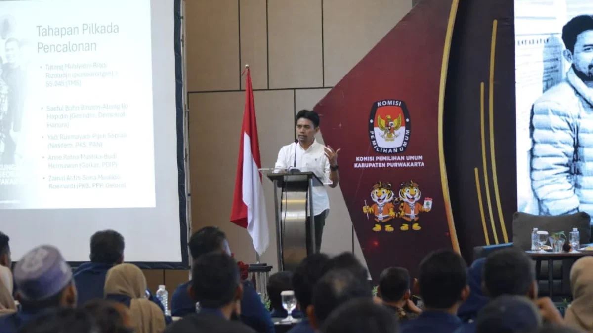 KPU Purwakarta menggelar Rapat Evaluasi Kinerja Anggota