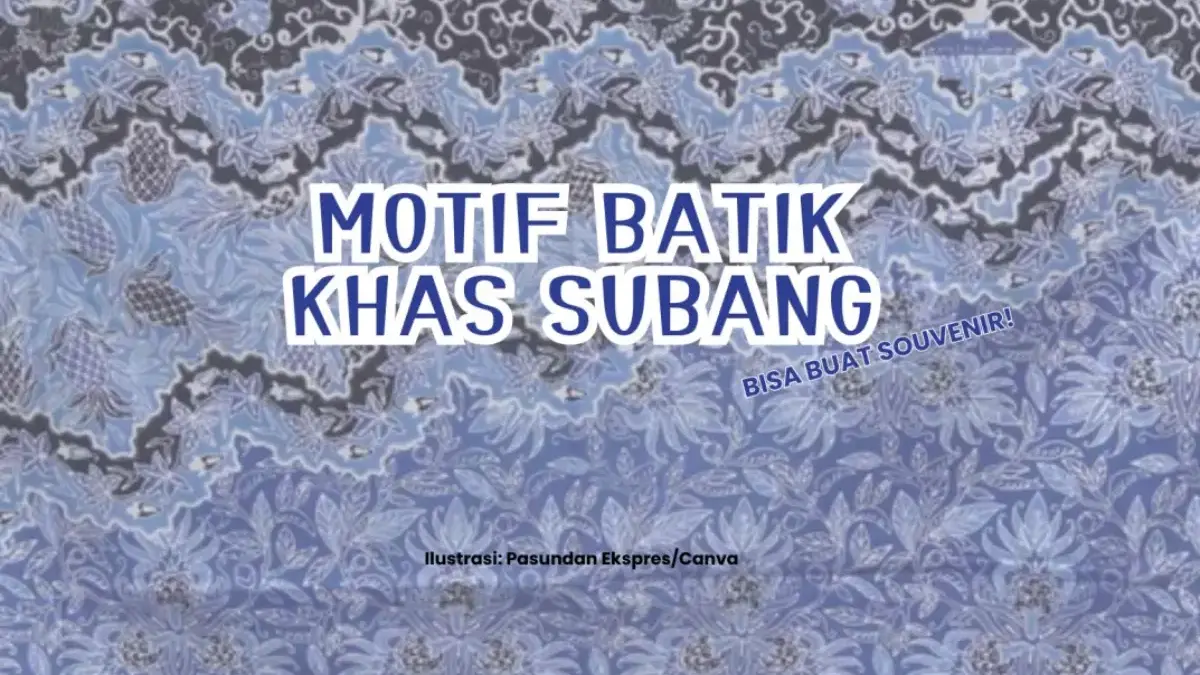 Ragam Motif Batik Khas Subang, Cocok untuk Souvenir!