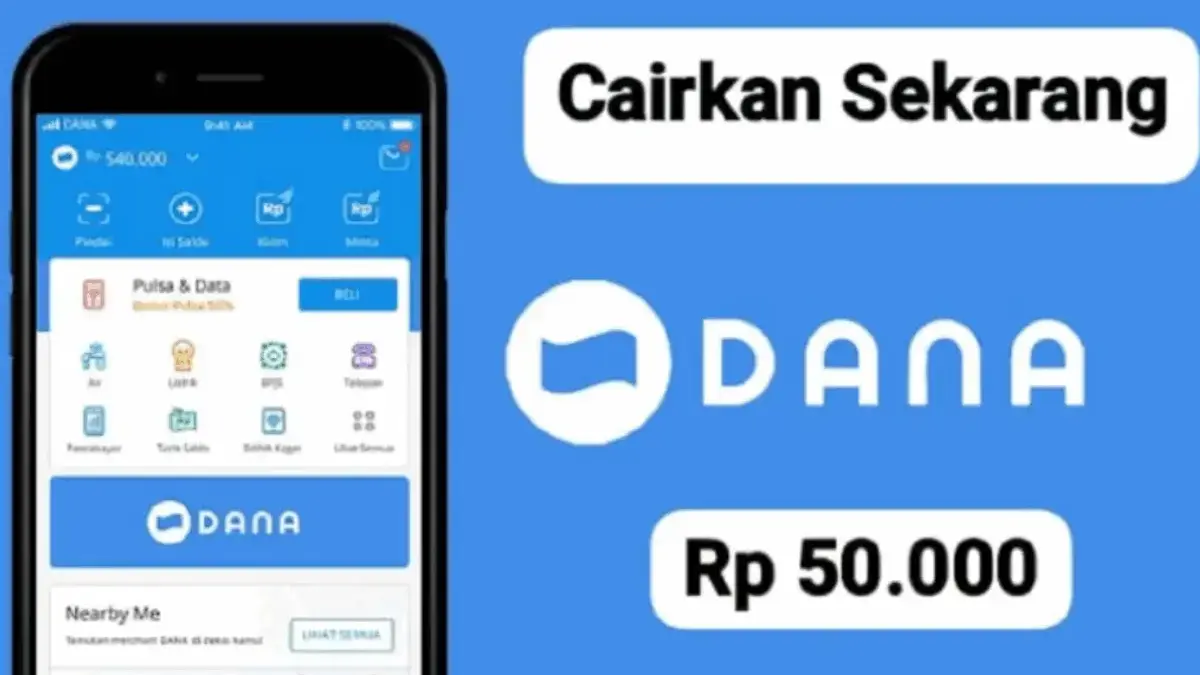 Pinjam Saldo DANA Rp50 Ribu Tanpa KTP