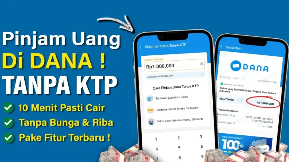 Cara Mudah Pinjam Saldo DANA Rp50.000 Tanpa KTP