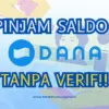 Pinjam Saldo DANA Tanpa Verifikasi.