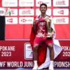 Alwi Farhan pada Kejuaraan Dunia Junior 2023.