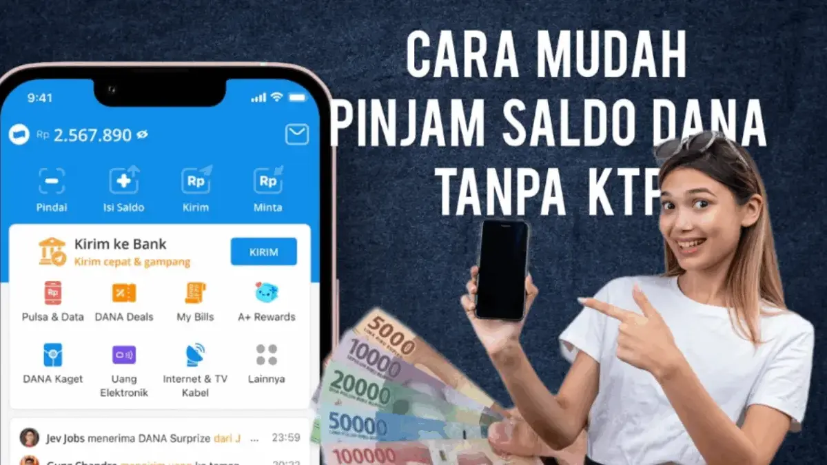 Cara Mudah Pinjam Saldo DANA 500 Ribu Tanpa KTP