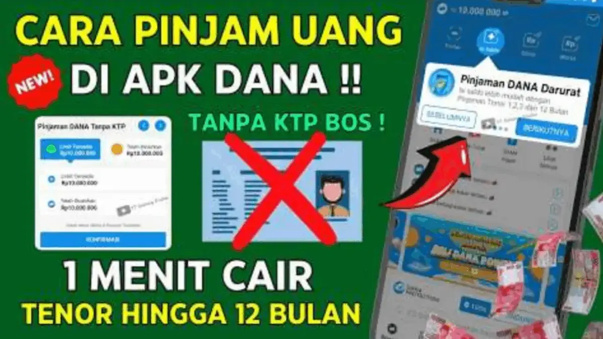 Pinjaman Rp500 Ribu Langsung Cair Tanpa KTP