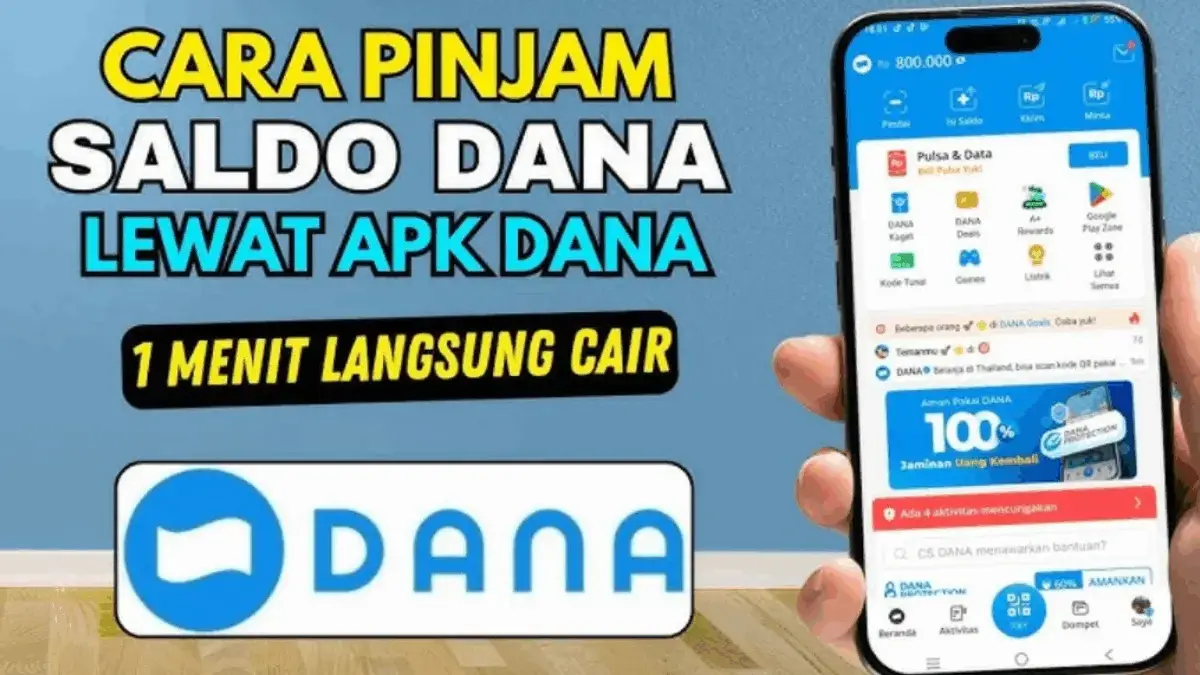 Cara Pinjam Saldo DANA Rp100.000