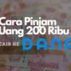 Cara Pinjam Uang 200 Ribu Langsung Cair ke DANA, Satset Dapet Uang!