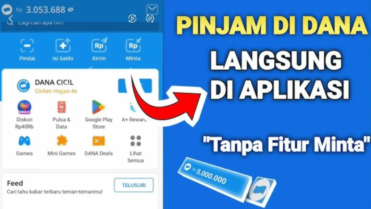 Cara Pinjam Uang 300 Ribu di Aplikasi DANA