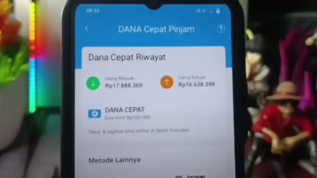 Pinjaman Rp100 Ribu di Aplikasi DANA Langsung Cair