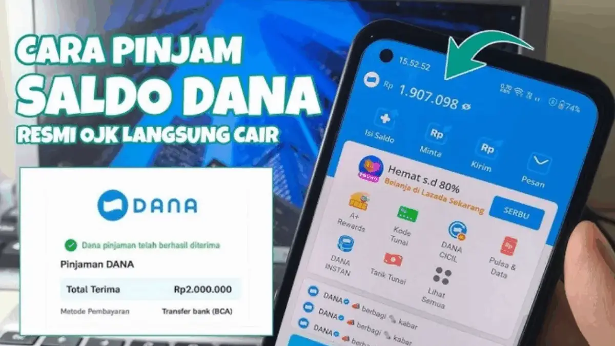 Pinjaman Rp50 Ribu di Aplikasi DANA Langsung Cair