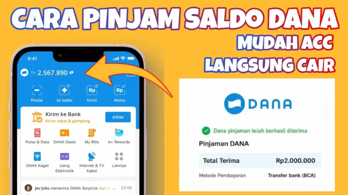 Pinjaman Rp300 Ribu di Aplikasi DANA Langsung Cair