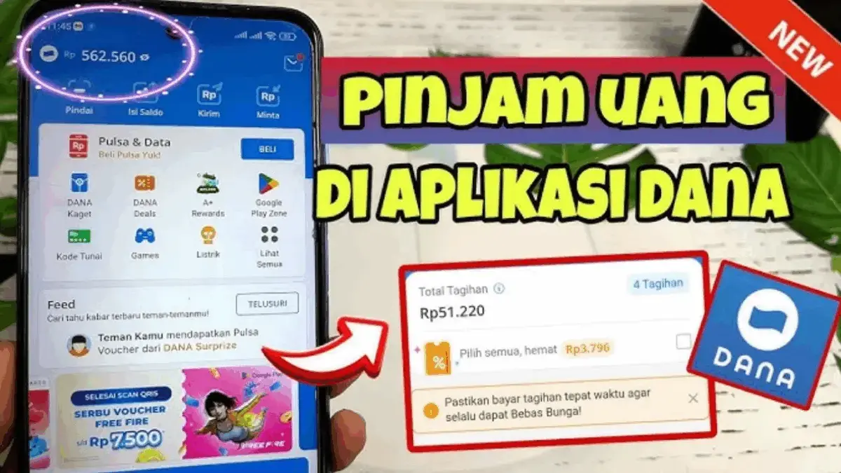 Cara Dapat Pinjaman 500 Ribu dari Aplikasi DANA