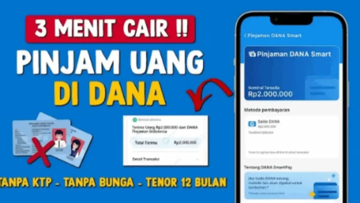 Cara Pinjam Uang Rp50.000 di Aplikasi Tanpa KTP