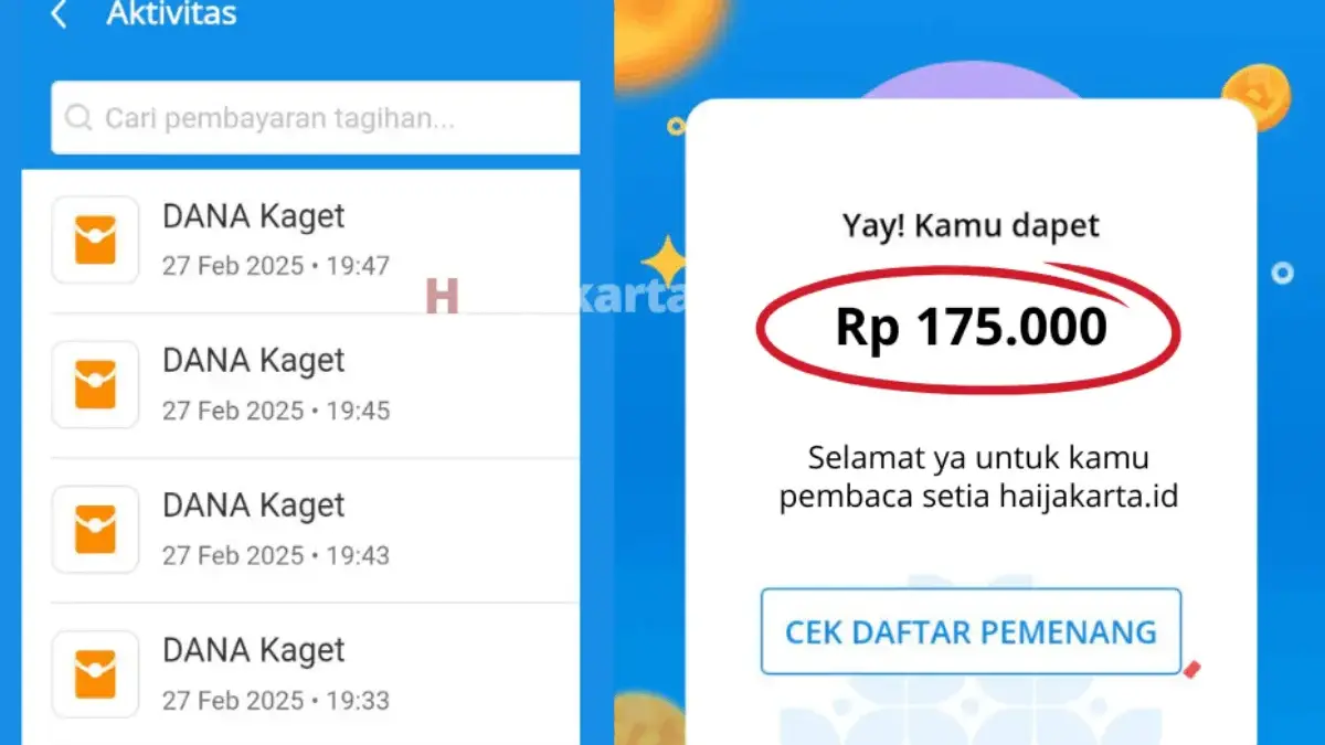 Yuk Klaim Link Saldo DANA Gratis DANA Kaget (Dok: Haijakarta.id)