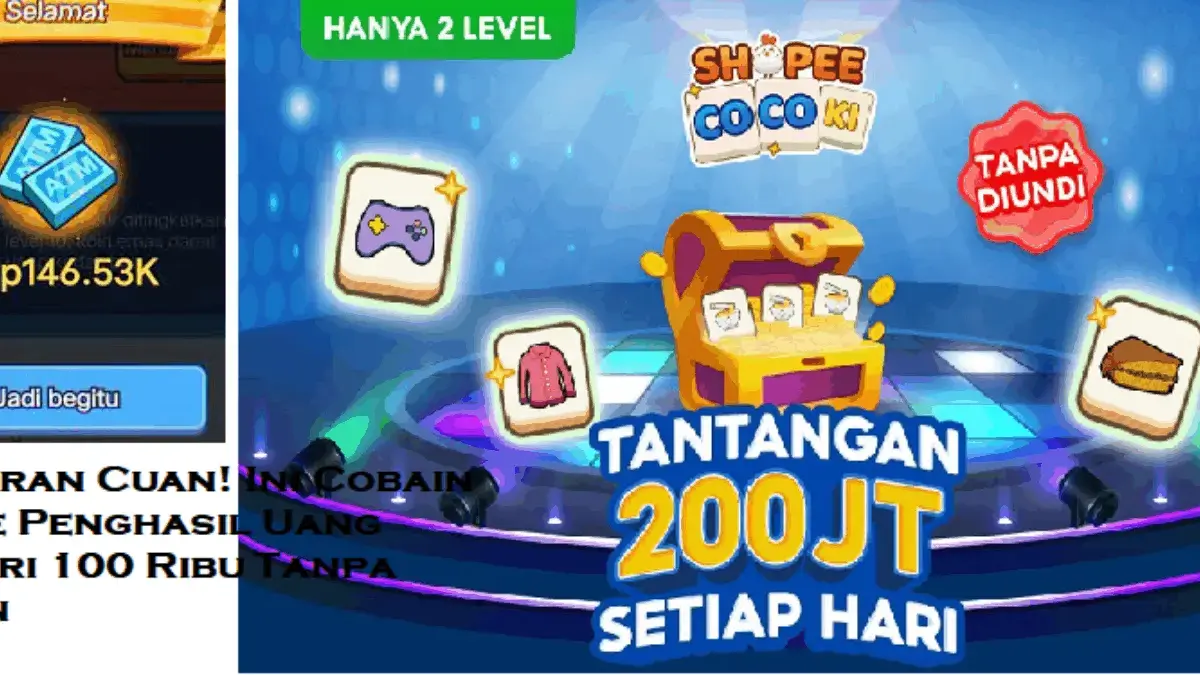 Beneran Cuan! Ini Cobain Game Penghasil Uang Sehari 100 Ribu Tanpa Iklan