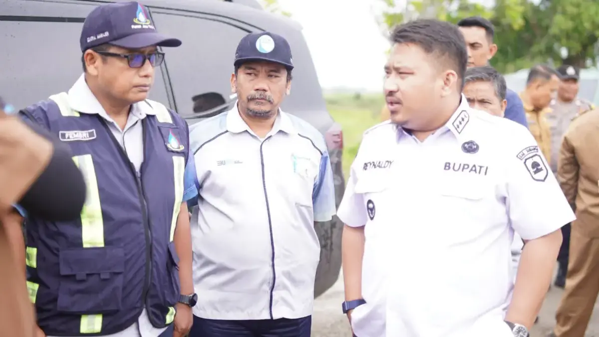 normalisasi sungai di Pantura Subang