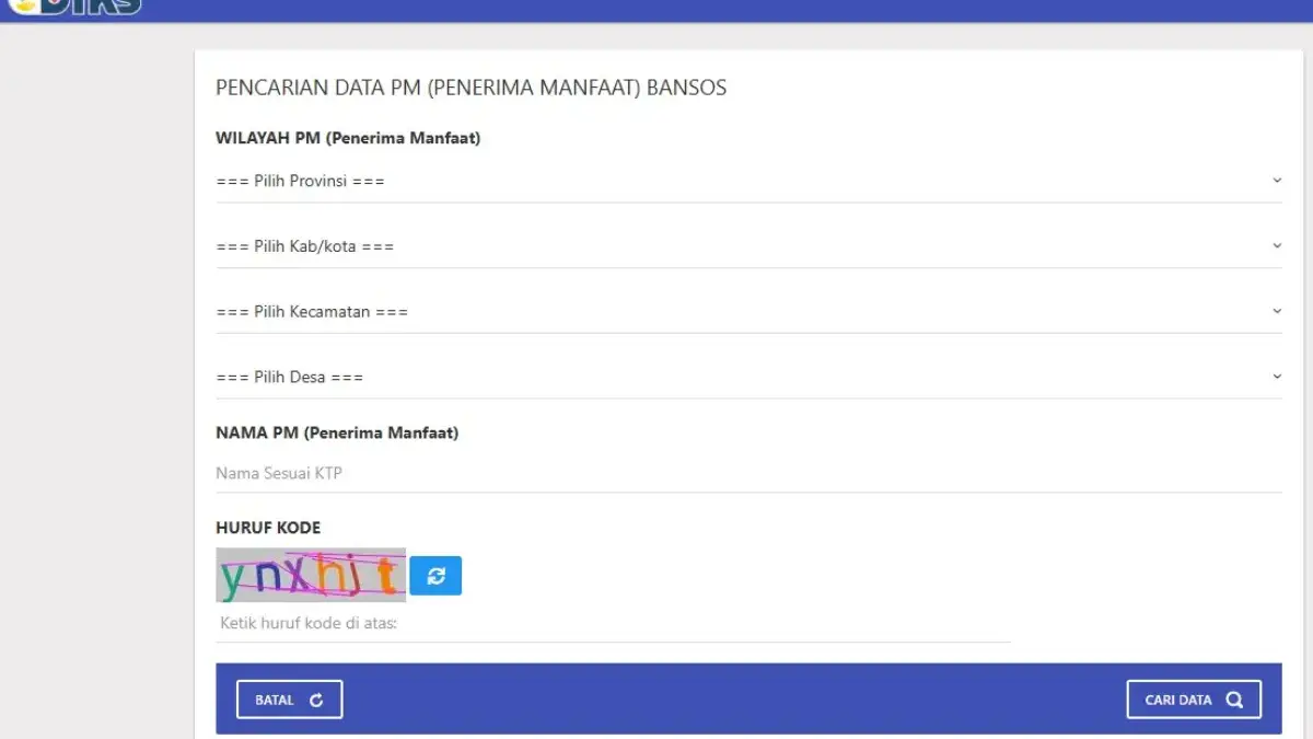 Cara Cek Bansos PKH & BPNT Secara Online