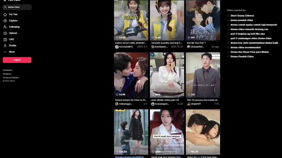 Drama China Pendek Viral TikTok