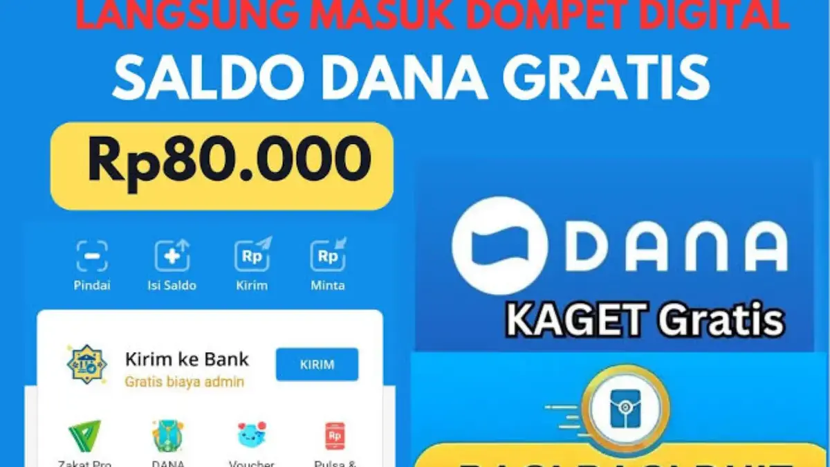 Link DANA Kaget Rp80 Ribu Terbaru – Klaim Sebelum Habis!