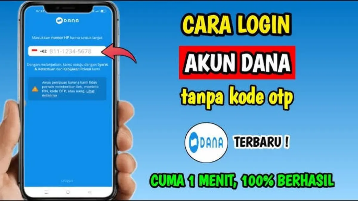Cara Login DANA Tanpa OTP SMS, Aman & 100% Work