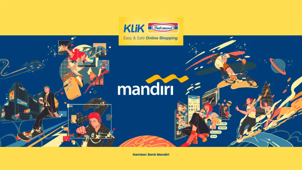 Cuan! Promo Kemerdekaan RI Bank Mandiri di Klik Indomaret Dapat Cashback Rp45 Ribu Promo 17an Bank Mandiri Klik Indomaret.