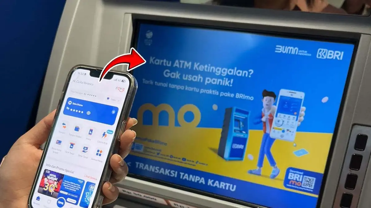 Lupa Bawa ATM? Begini Cara Tarik Tunai Tanpa Kartu di BRImo
