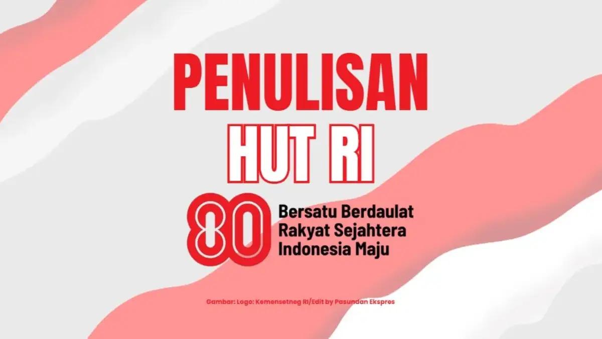 penulisan HUT RI.