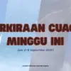 Prediksi Cuaca Minggu Ini