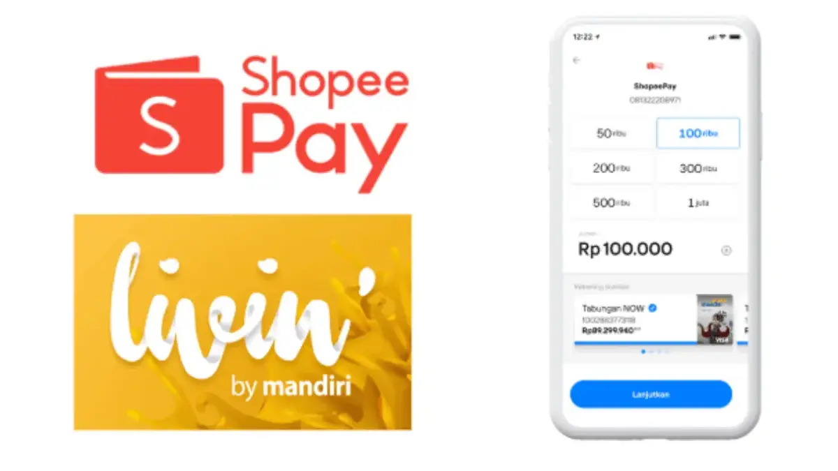 Cara Top Up ShopeePay melalui Livin\' by Mandiri, Cuma Butuh Beberapa Langkah!