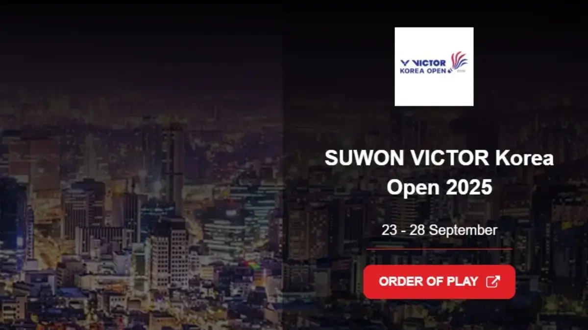 Babak Pertama Korea Open 2025.