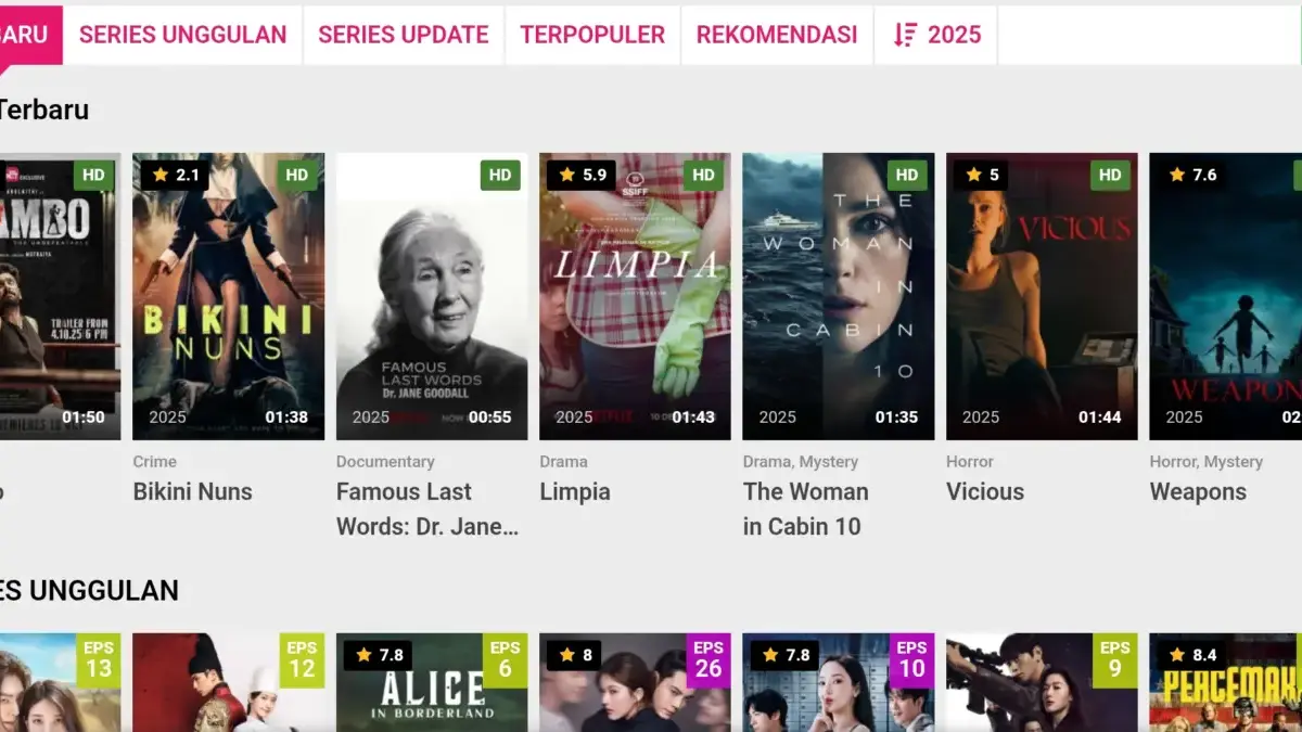 Daftar Film Barat Terbaru Oktober 2025