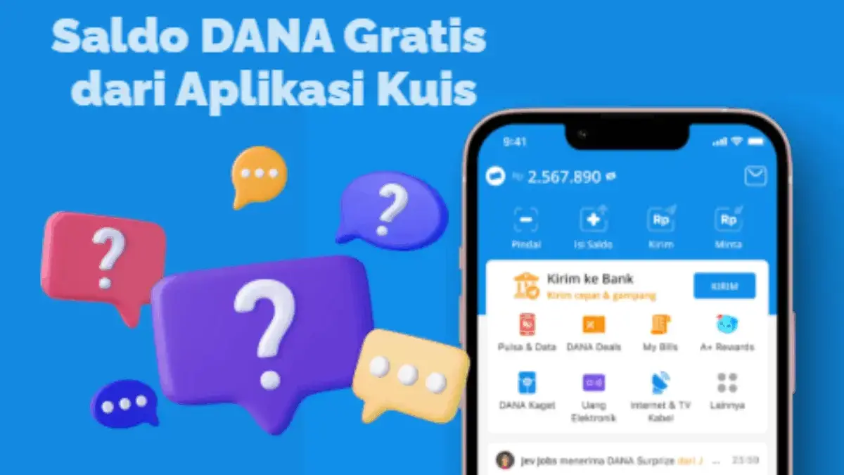 Saldo DANA Gratis dari Aplikasi Kuis