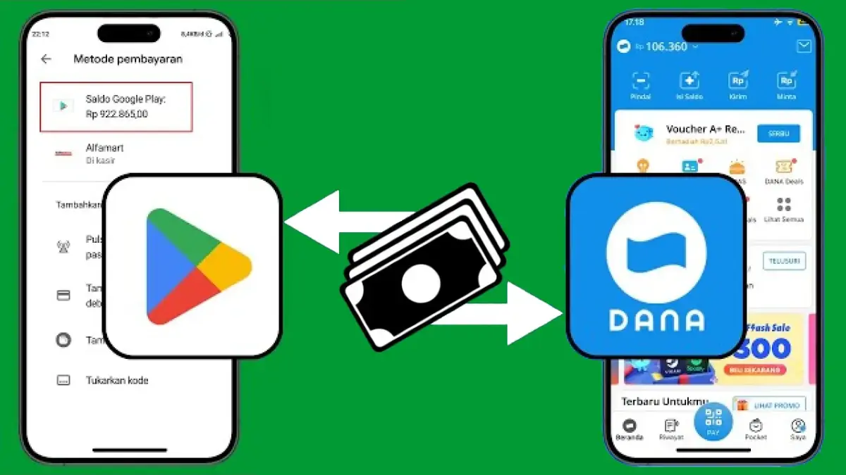 Cara Memindahkan Saldo Google Play ke DANA, Rekening Bank, dan GoPay