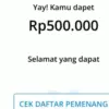 Klaim Saldo DANA Gratis Rp500 Ribu Langsung Cair Tanpa Ribet