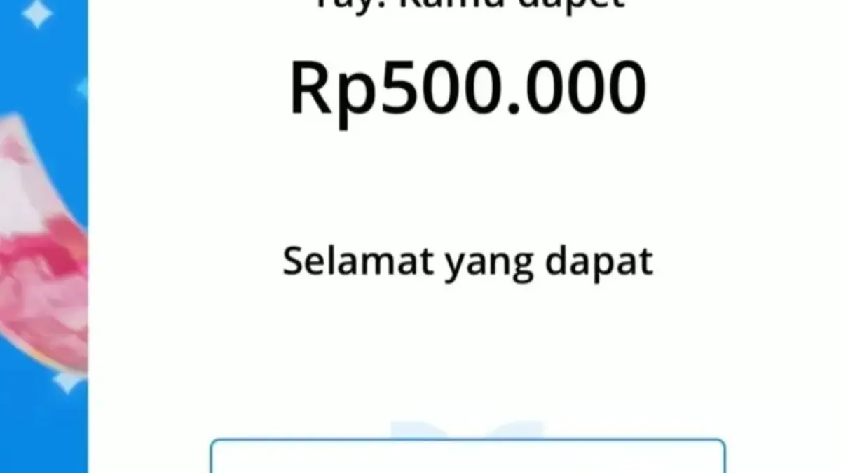 Klaim Saldo DANA Gratis Rp500 Ribu Langsung Cair Tanpa Ribet