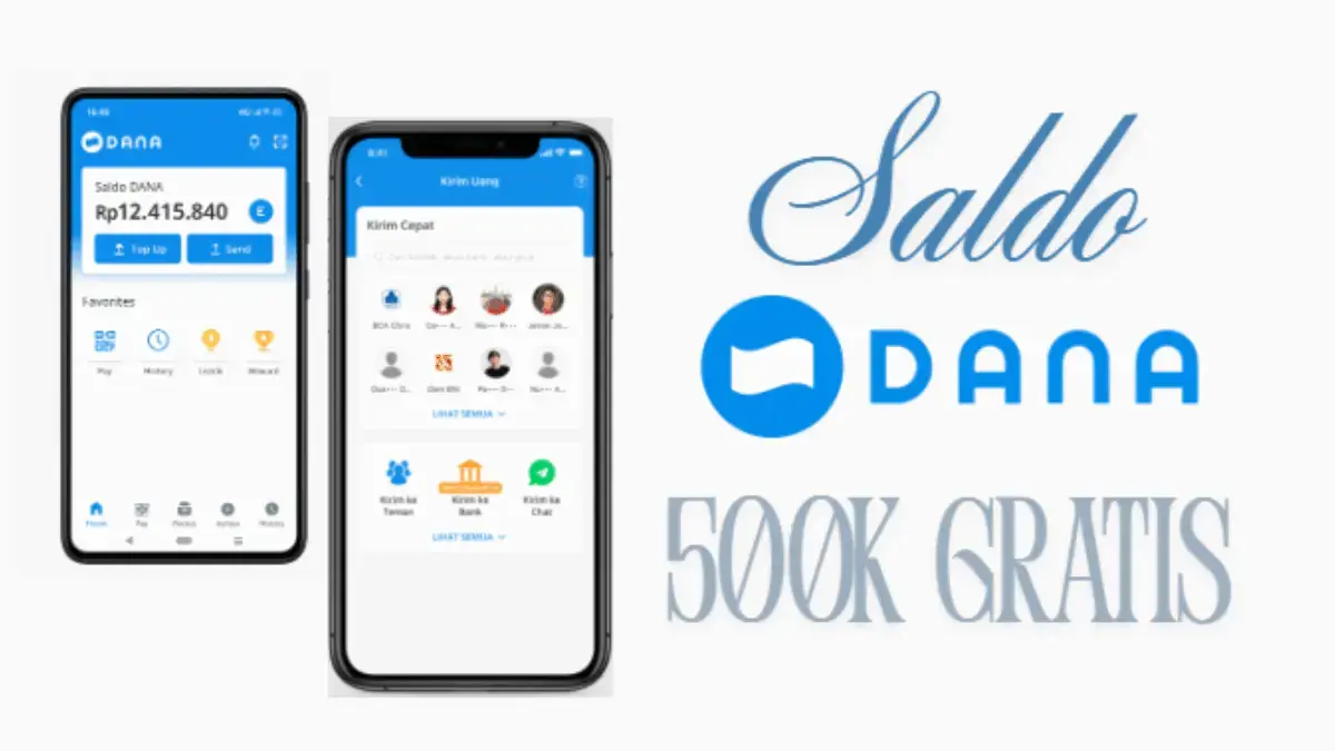 Saldo DANA 500k Gratis tanpa Ribet
