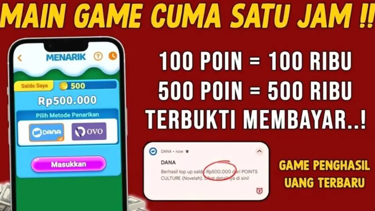 Game Penghasil Saldo DANA Gratis 500 Ribu