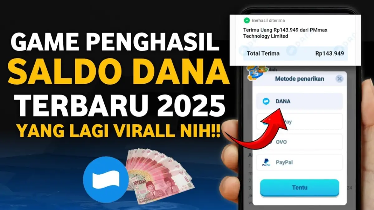 Saldo DANA Gratis Rp100 Ribu dari Game Penggasil Uang