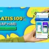 Saldo GoPay Gratis Hari Ini Sampai 100 Ribu
