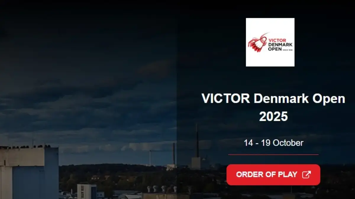 Jadwal Babak Pertama Denmark Open 2025