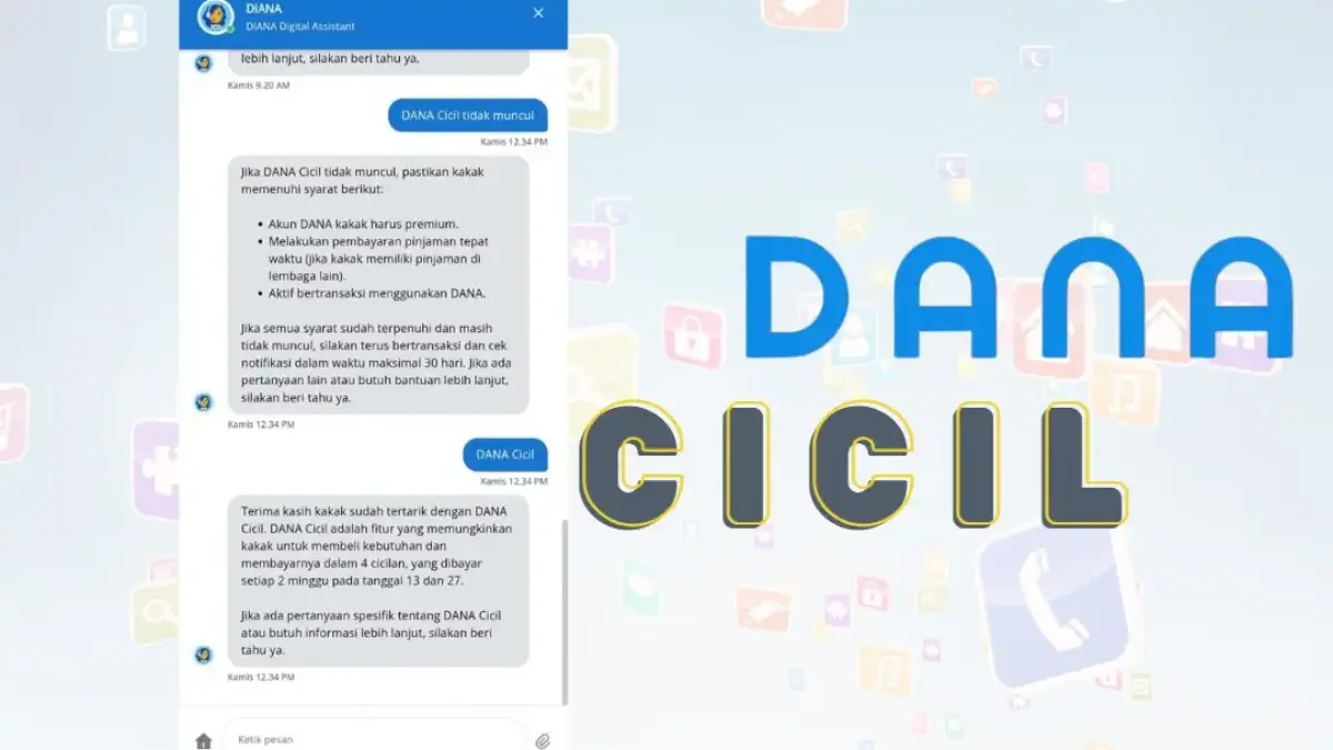 Fitur DANA Cicil Belum Muncul