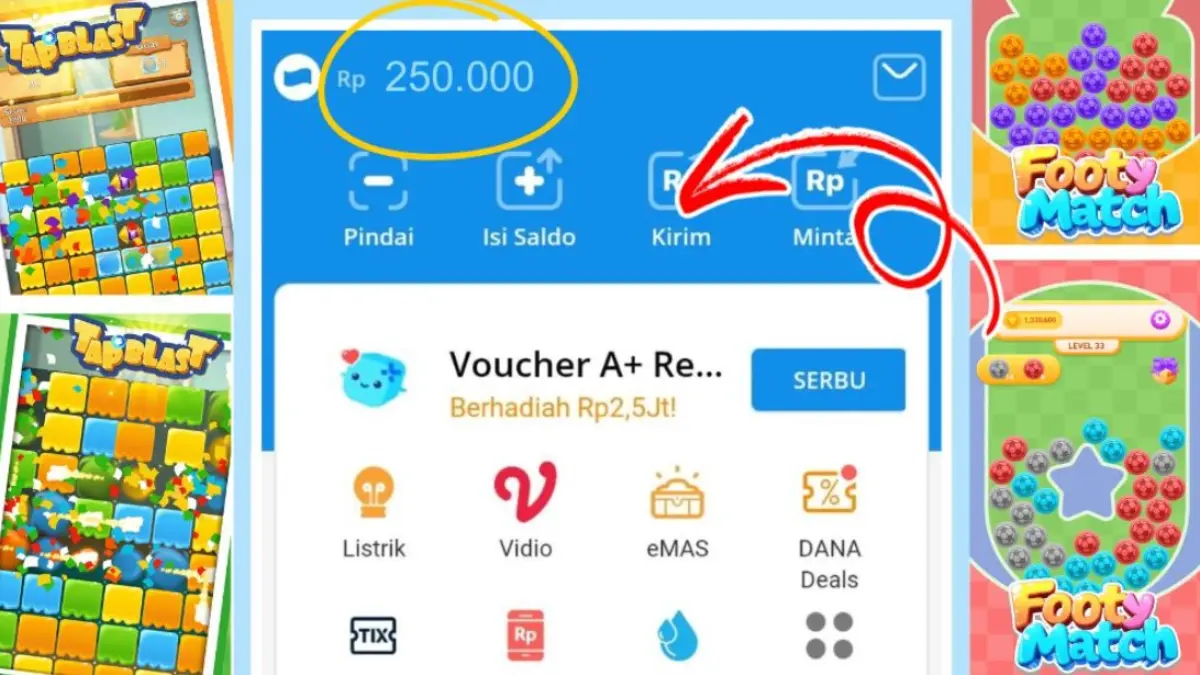 Saldo DANA Gratis Rp250.000 Tanpa Modal