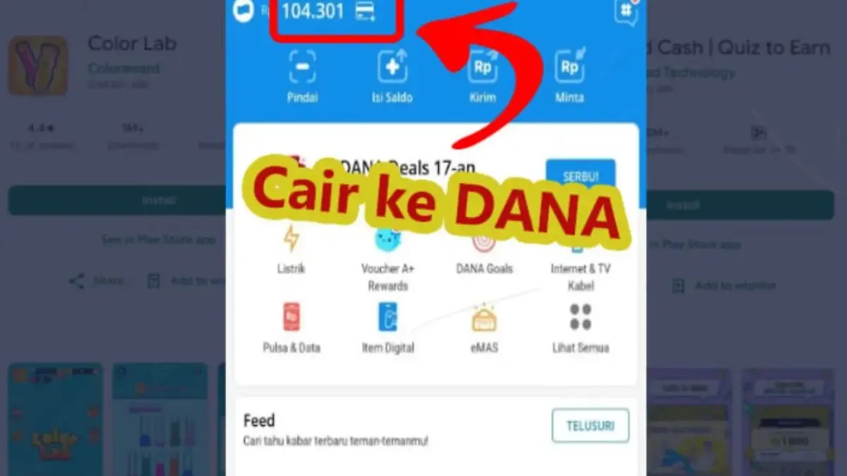 Game Penghasil Saldo DANA 100 Ribu